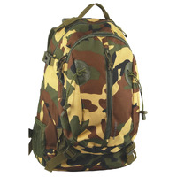 Pierre Cardin Mens Backpack Shoulder Bag Travel Outdoor - Army Camouflage