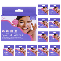 12 Packs of 10 Under Eye Gel Patch Curve Eyelash Pads Lint Free Lash Extension