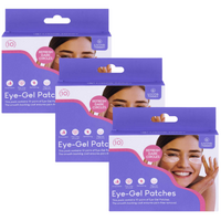 3 Packs of 10 Under Eye Gel Patch Curve Eyelash Pads Lint Free Lash Extension