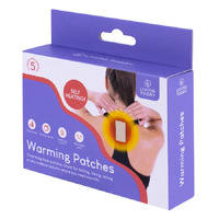 1 Pack of 5 Warming Patches Soft Self Heating Patch Hiking Fishing Skiing