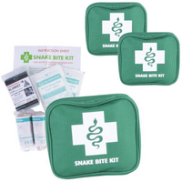 2x 9 Piece Australian Snake Bite First Aid Kit Camping Hiking Travel