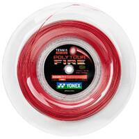 200m YONEX Poly Tour Fire Tennis String Reel MADE IN JAPAN 1.25mm 16 Gauge - Red