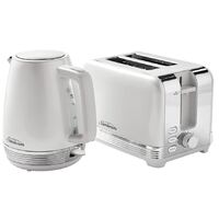 Sunbeam The Chic Collection Breakfast Pack Up White & Polished Stainless Steel