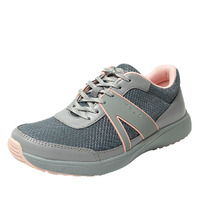 Alegria Womens Qarma 2 Walking Shoes Sneakers Runners - Soft Grey