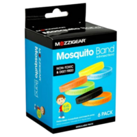 6x Mozzigear Value Pack Mosquito Kids Wrist Band Repellent Repellant BULK