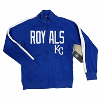 47' Kansas City Royals Team Mens Full Zip Pullover Baseball Jacket - Royal/White