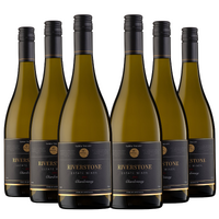 6x 2021 Riverstone Estate Chardonnay White Wine - 750ml Bottle