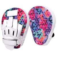 Red Corner Women's Boxing Gloves Silver Label Focus Pads Mosaic 2.0