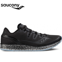 Saucony Womens Freedom ISO Sneakers Runners Shoes Running - Black