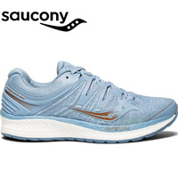 Saucony Womens Hurricane ISO 4 Sneakers Runners Shoes Running - Light Blue/Denim/Copper