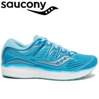 Saucony Womens Triumph ISO 5 Runners Sneakers Running Ladies Sports Shoes -Blue