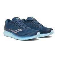 Saucony Womens Ride ISO 2 Running Sneakers Shoes (Blue/Aqua)