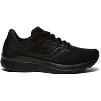 Saucony Womens Guide 14 Shoes Runners Sneakers Running - Triple Black