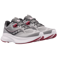 Saucony Womens Guide 15 Athletic Soft Running Sneakers Shoes- Alloy/Quartz