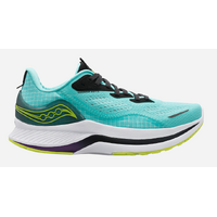Saucony Womens Endorphin Shift 2 Shoes Runner Sneakers Running - Cool Mint/Acid