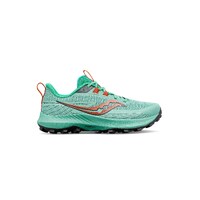 Saucony Womens Peregrine 13 Trail Running Shoes Sneakers - Sprig/Canopy