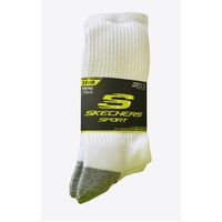 Skechers Sport 3 Pairs Men's Socks - White