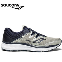 Saucony Mens Guide ISO Sneakers Runners Running Shoes - Grey/Navy