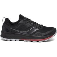 Saucony Mens Peregrine 10 Wide - Black/Red
