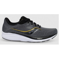 Saucony Mens Guide14 Shoes Athletic Runners Sneakers Running - Coal/Vizigold