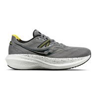Saucony Mens Triumph 20 Athletic Running Shoes Sneakers Runners - Gravel/Sulphur
