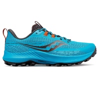 Saucony Mens Peregrine 13 Trail Running Shoes Sneakers - Agave/Basalt