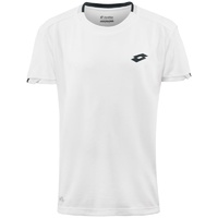 Lotto Boy's Aydex III Tee Shirt Deep Dry Tennis Sport Kids - White/Navy