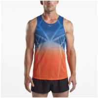 Saucony Men's Endorphin Running Singlet Sleeveless Shirt Top Gym Tank