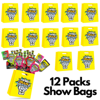 12x Brain Busterz Show Bag Candy Sour Confectionery Show Bag Official Licensed