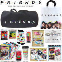 Friends TV Show Showbag Bag - Duffel, Socks, Keychain, Coasters Stickers & More