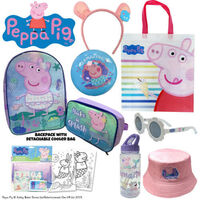 Peppa Pig Mermaid Showbag Kids w/Backpack/Bottle/Sunglass/Headband/Bucket Hat