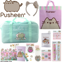 Pusheen The Cat Showbag Pack Show Bag - Hair Band, Duffel, Stationery, Socks +