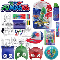 PJ Masks Showbag Pack Show Bag - Backpack, Hat, Masks, Bottle, Toothbrush & More