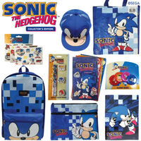 Sonic The Hedgehog Showbag w/Backpack/Notebook/Tattoos/Tote Bag/Pencil Case/Cap