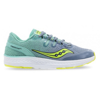Saucony Girls S-Freedom ISO Shoes Sneakers Runners Running - Grey/Teal