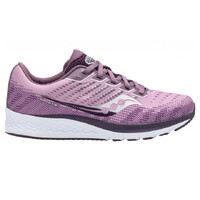 Saucony Ride 13 Sneaker Kids Girls Lace-Up Shoes Running Sports - Purple