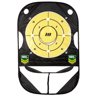 NRL Pop Up Passing Target Rugby Official Fold Away Practice Training w Carry Bag