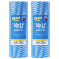 2 x Spiffy Cleaning Wipes Multipurpose Chux 100pk