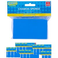 24x Chamois Detailing Sponge Super Absorbent for Home/Kitchen/Car (120 x 70 x 30mm)