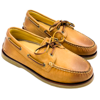 Sperry Mens A/O 2 Eye Leather Boat Shoes Gold Cup Moccasins
