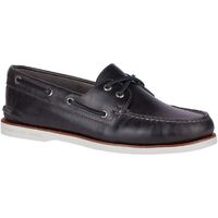 Sperry Men's A/O Orleans 2 Eye Leather Boat Shoes Gold Cup Moccasins - Charcoal Grey