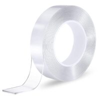 Double-Sided Nano Mounting Tape Traceless Clear Adhesive Invisible Gel 2M x 20mm