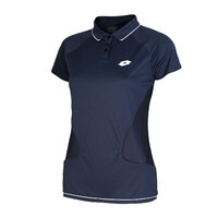 Lotto Womens Shela IV Polo Tee Shirt Top Tennis Sport - Black