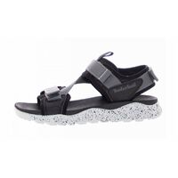 Timberland Men's Ripcord Backstrap Sandals Summer - Black Mesh with Grey