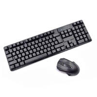 2.4 Ghz Wireless Water Resistant Keyboard & Mouse Set Key Board PC Mac Computer