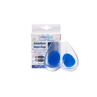 TRIMSOLE Mens Comfort Heel Cup Silicone Gel Pad Cushion Insoles Inserts  (1 Pair)