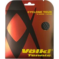 1 Pack Volkl Cyclone Tour 18g/1.20mm Tennis Racquet Strings - Anthracite