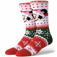 Stance Mens Disney Christmas Crew Socks Xmas Christmas - Minnie Claus