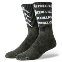 Stance Metallica Stack Crew Socks Rock Band Music Medium Cushioning Official Authentic