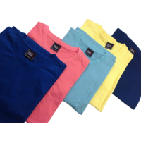 Men's Plain T Shirt 100% COTTON Loose Baggy Fit Blank Tee Top Basic T-Shirt